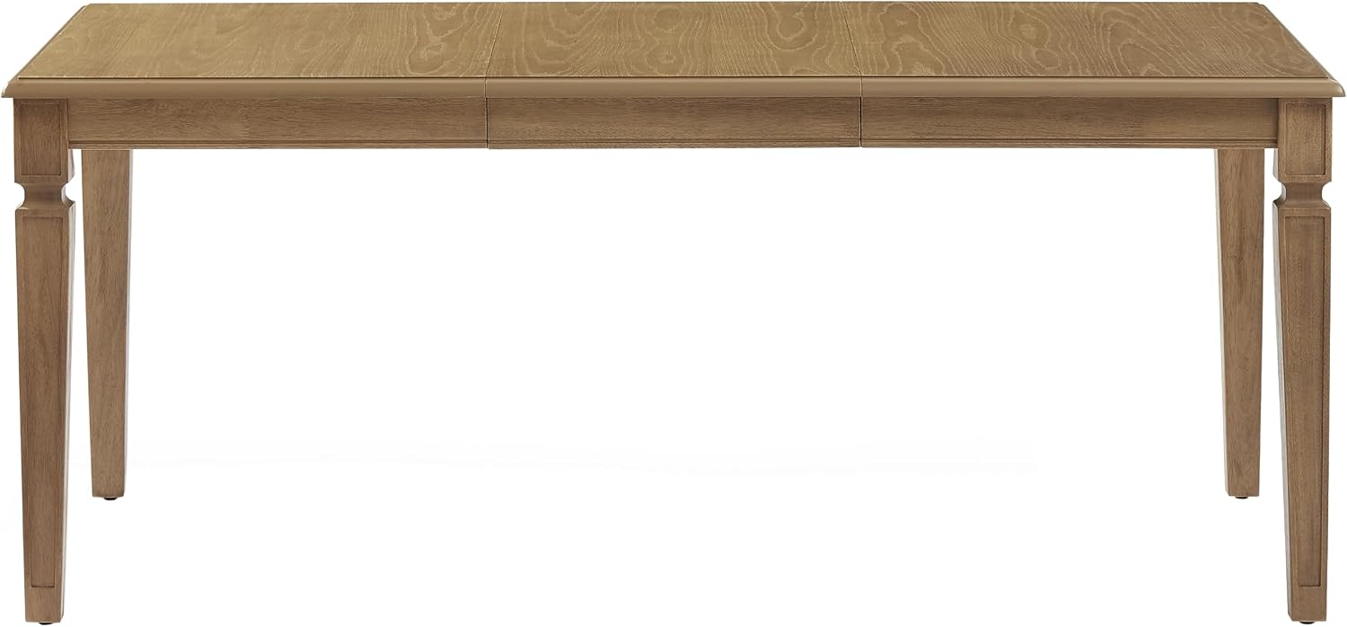 Crosley Furniture Katia Traditional Wood Dining Room Table with Leaf Extension, Kitchen Tables, Driftwood