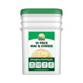 Valley Food Storage Mac and Cheese | 10-Bag Bucket, 50 Servings | Non-GMO Premium Emergency Food Supply, 25 Year Shelf Life | Survival Meal Kits, Prepper Food, Camping & Off-Grid Living Supplies