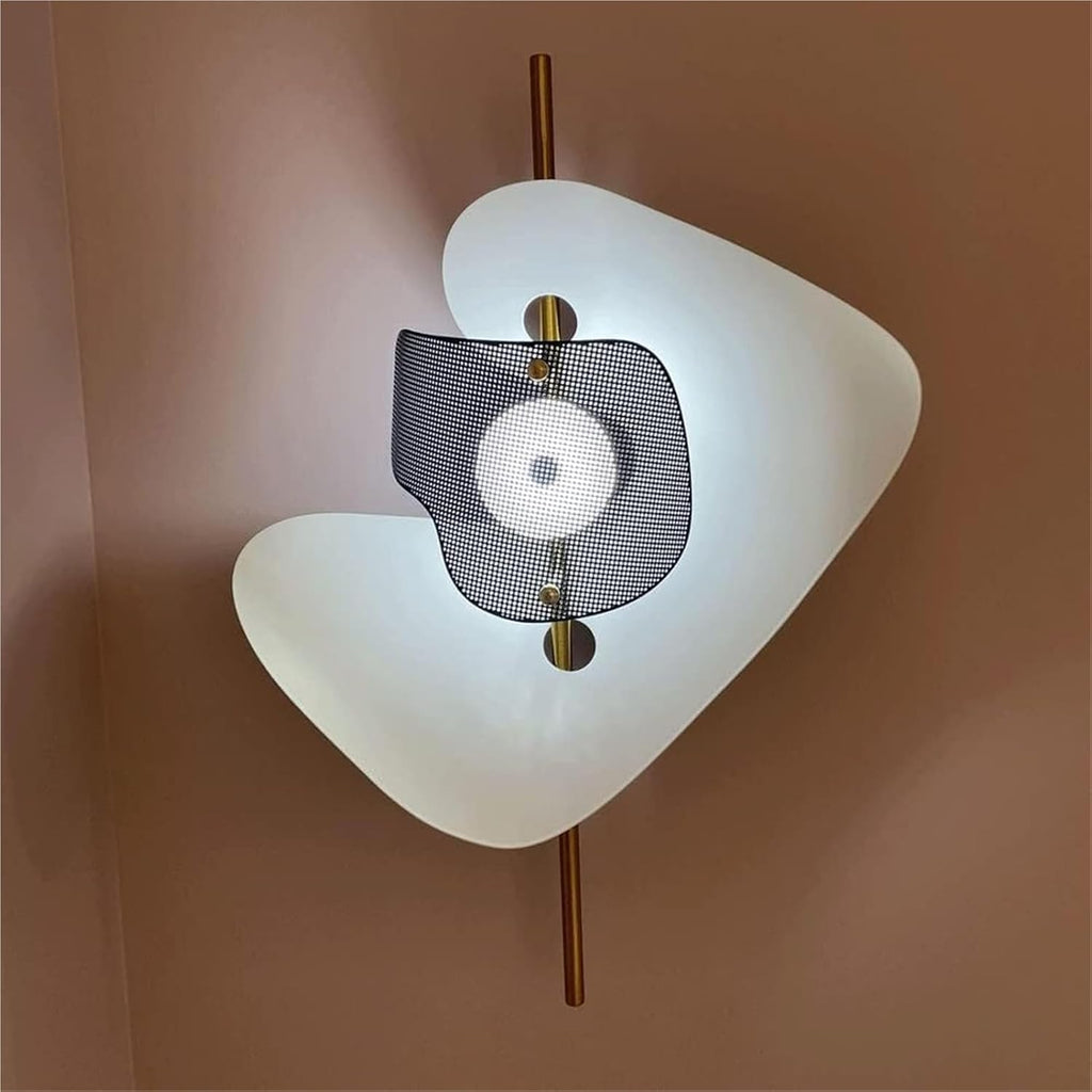 Postmodern Art Wall Lamp Italian Personality Designer Bracket Light Hollow Stainless Steel Led Room Decor Spotlight Indoor Chandelier