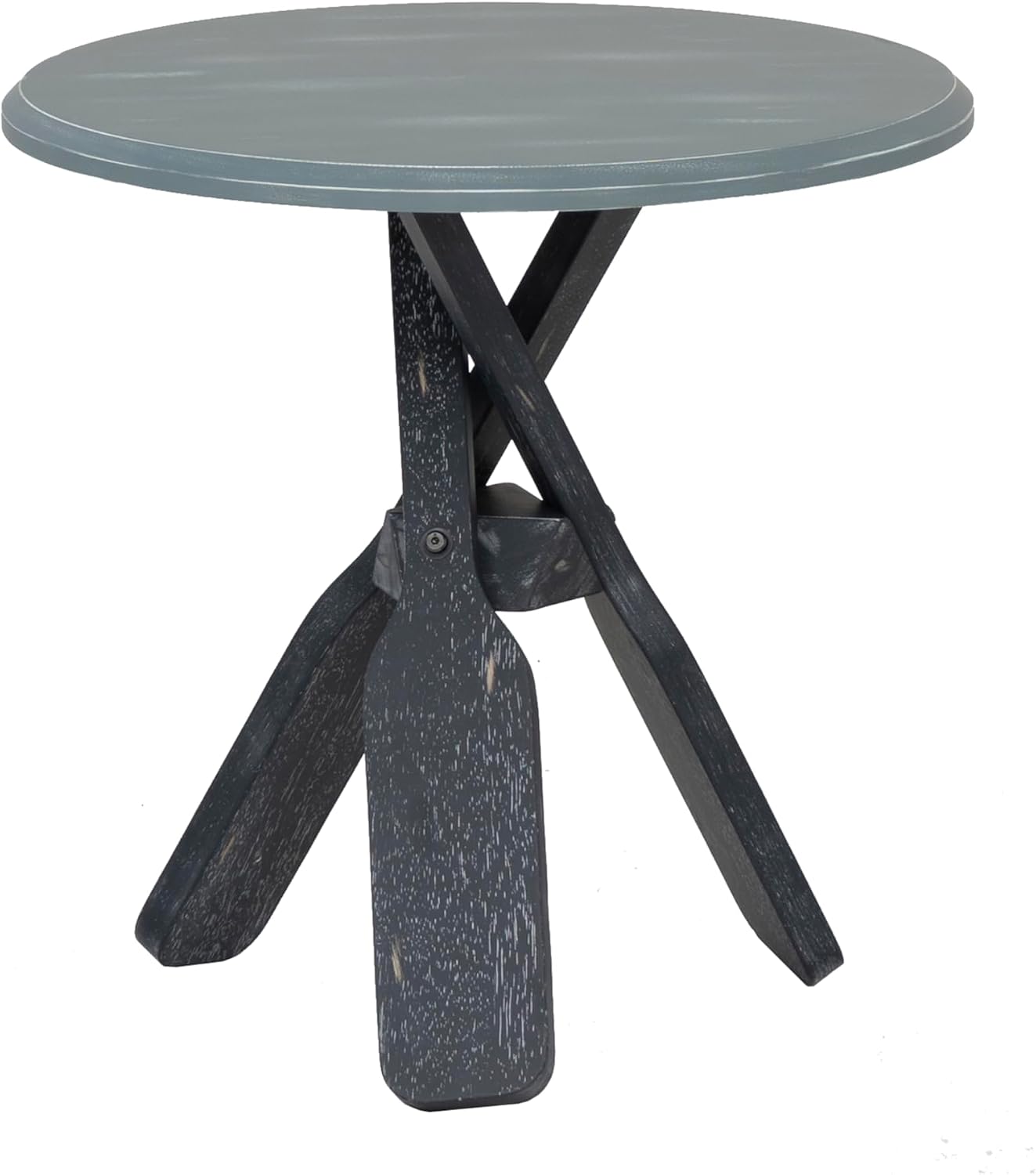 Powell Oakley Blue & Grey Oar Accent Table