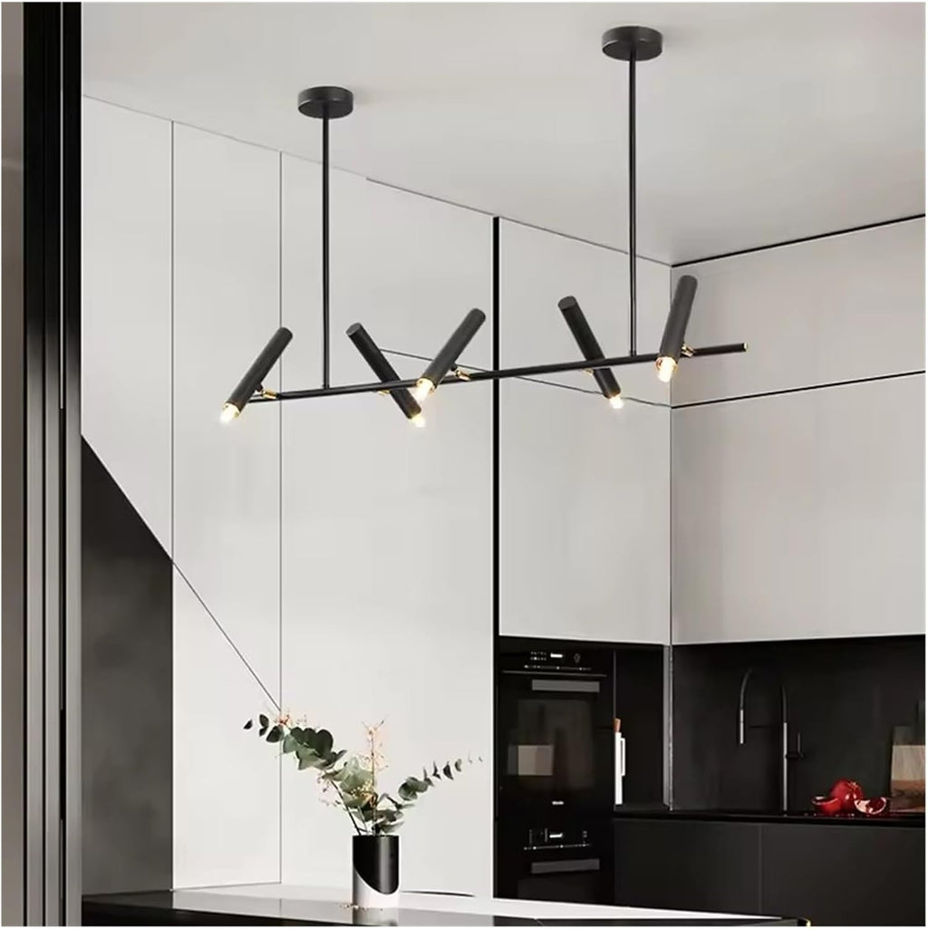 Modern Dining Room Pendant Lamp Lights LED Chaner Indoor Lighting Ceiling Lamp Hanging Light Spotlight Lamps for Living Room for The Bedroom (Remote Dimming 5 Head)