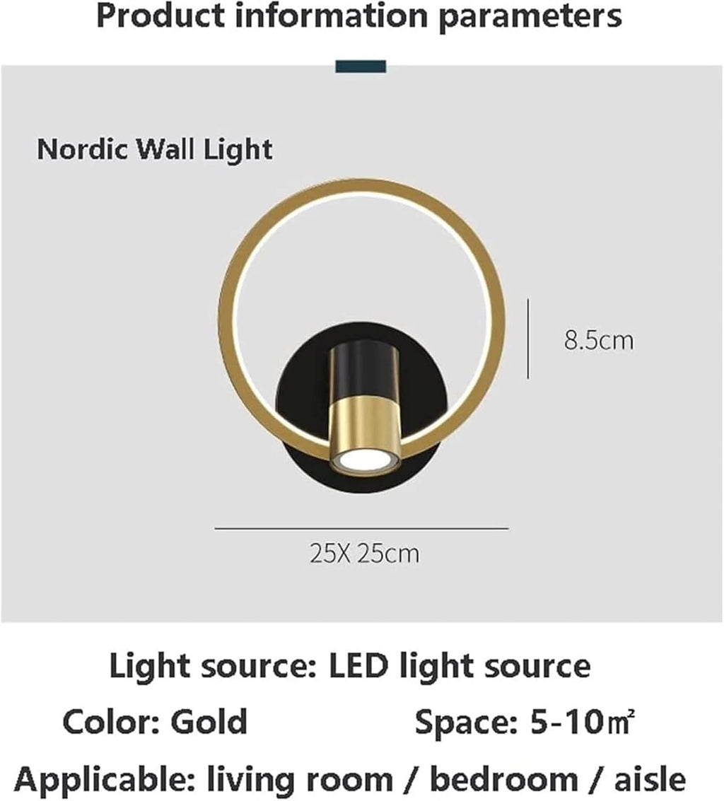 Wall Sconces, Modern Wall Lamp, Bedside Reading Light, d Rotatable Ceiling Spotlight, Indoor LED Wall Sconce, Headboard Lights, Adjustable Wall Light for Bedroom Living Room Farmhouse Bedside