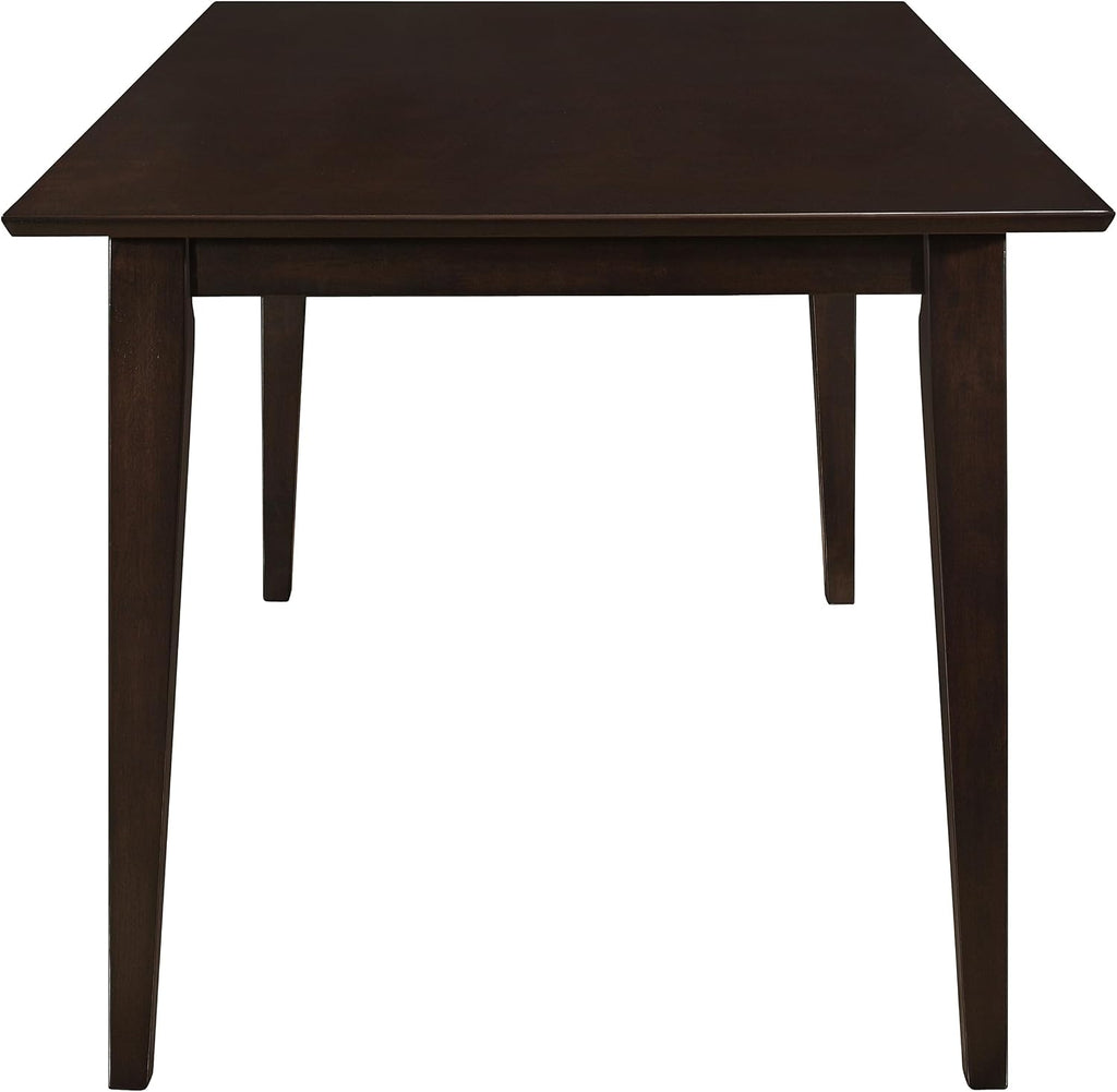 Coaster Home Furnishings - Gabriel - Wood - Smooth Surface Dining Table with Tapered Wooden Legs - Home Kitchen, Dining Room - 59-Inch - Cappuccino - 100771