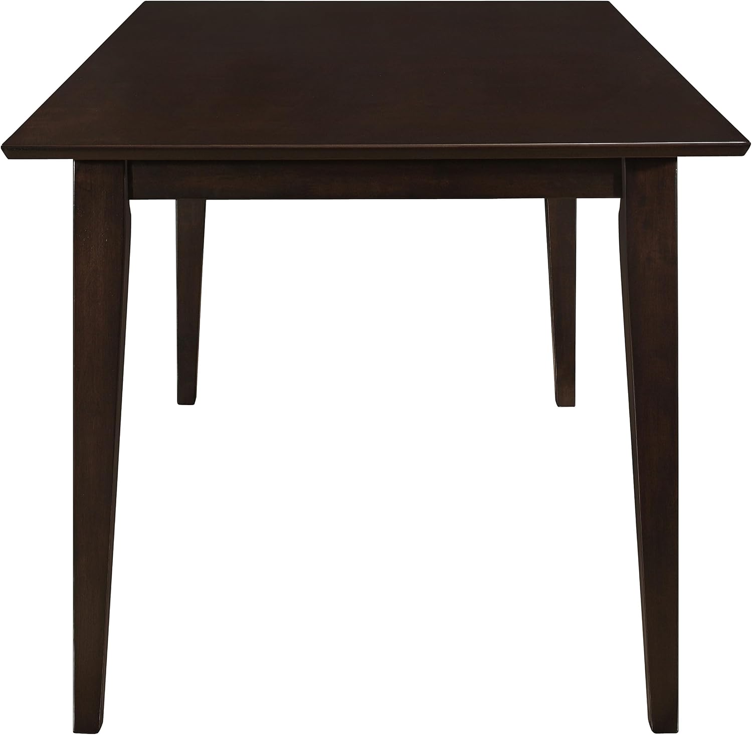 Coaster Home Furnishings - Gabriel - Wood - Smooth Surface Dining Table with Tapered Wooden Legs - Home Kitchen, Dining Room - 59-Inch - Cappuccino - 100771