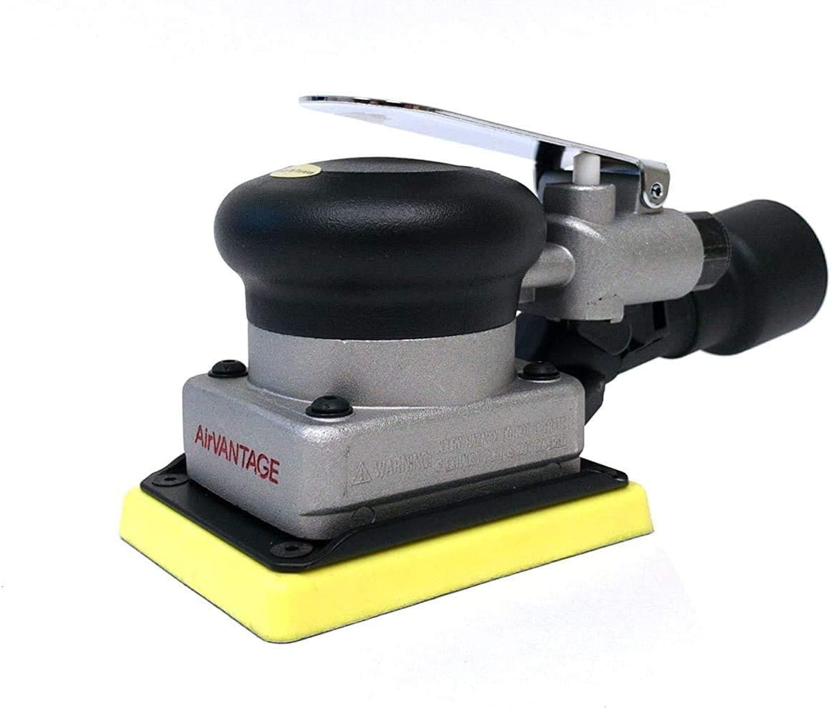 AirVANTAGE Industrial-Grade Orbital Pneumatic 3' x 4' Jitterbug Air Sheet Sander With 1' Diameter Central-Vacuum, 1/4 in. NPT Air Inlet (CV: PSA Vinyl)