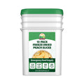 Valley Food Storage Freeze Dried Peach Slices | 10-Bag Bucket, 21 oz | Non-GMO Premium Emergency Food Supply, 25 Year Shelf Life | Prepper Supplies, Survival Food, Off-Grid Living | Packaged in USA