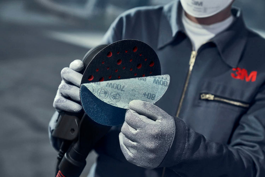 3M Random Orbital Sander, Xtract Pneumatic 88954, 6 in, with Central Vacuum Attachment, 3/16 in Orbit, Ergonomic and Lightweight ROS, .28 HP (209W) Motor