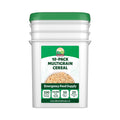 Valley Food Storage Multigrain Dried Cereal | 10-Bag Bucket, 100 Servings | Premium Emergency Food Supply, 25 Year Shelf Life | Survival Breakfast Food for Camping, Prepper Storage & Off-Grid Living