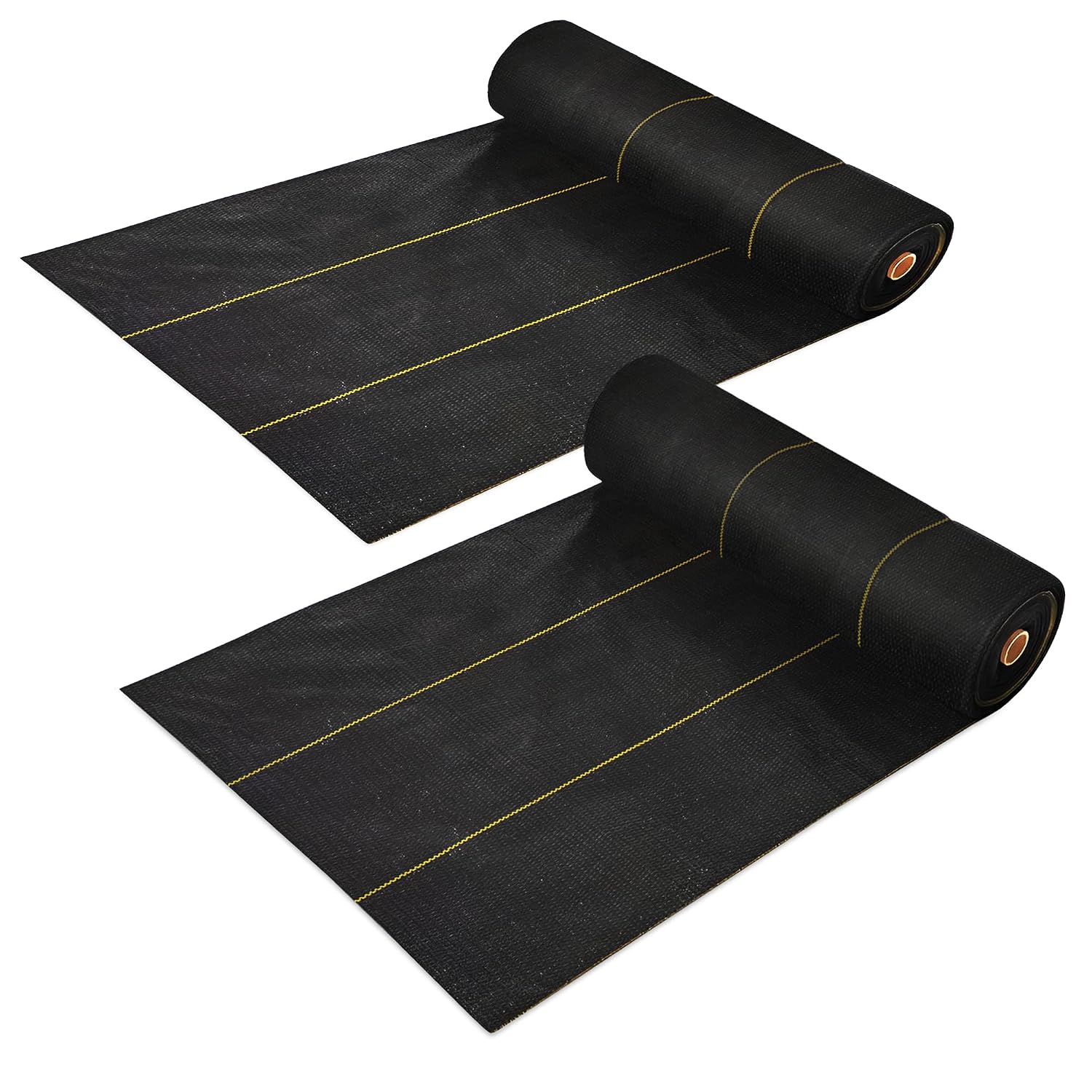 Dewitt 3 x 250 Feet Commercial and Home Garden Landscape Weed Block Barrier, Ideal as Fabric for Yards, Grounding Sheets, Fake Rock, or Floor Mat