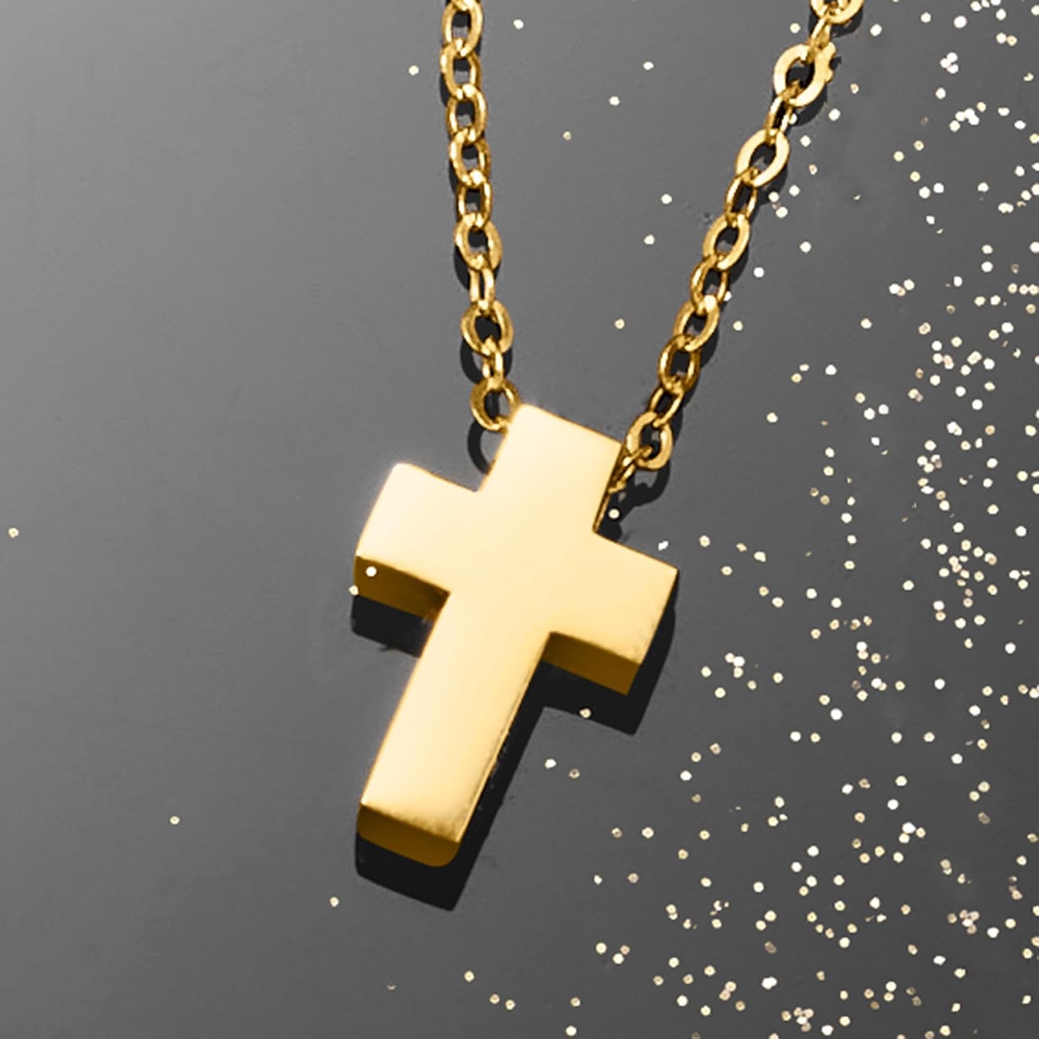Ross-Simons 14kt Yellow Gold Cross Pendant Necklace