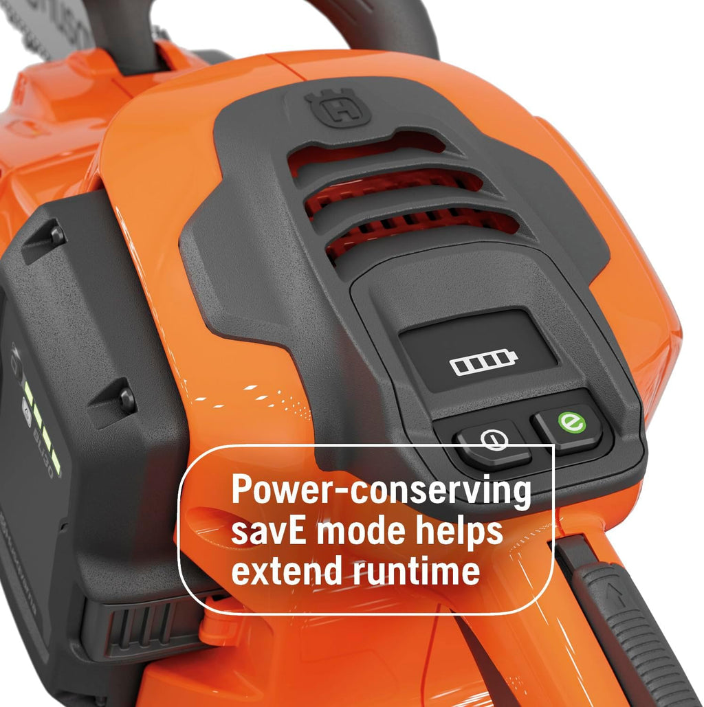 Husqvarna 435i Battery Chainsaw, 16-Inch Cordless Electric Chainsaw with 7.5 Ah Battery and Charger Included
