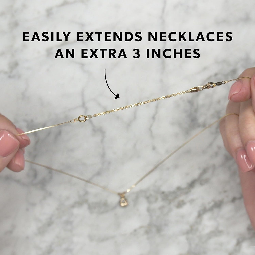 Ross-Simons 3 inches 14kt White Gold Cable-Chain Necklace Extender