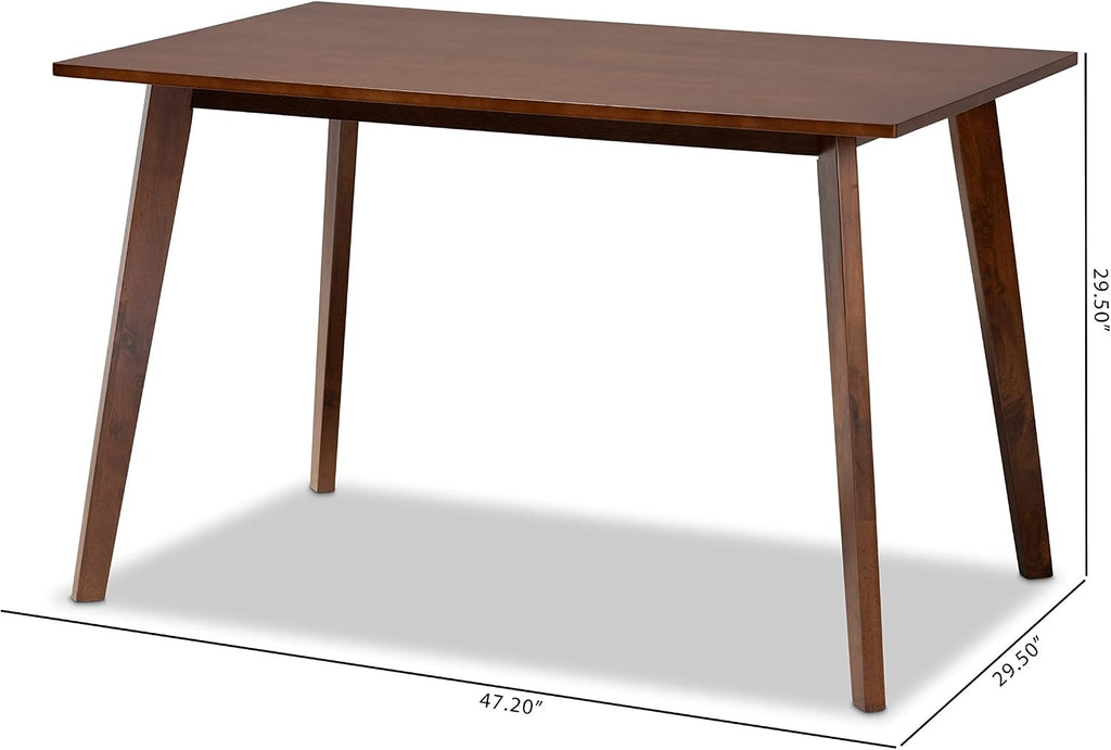 Baxton Studio Dining Tables, Walnut