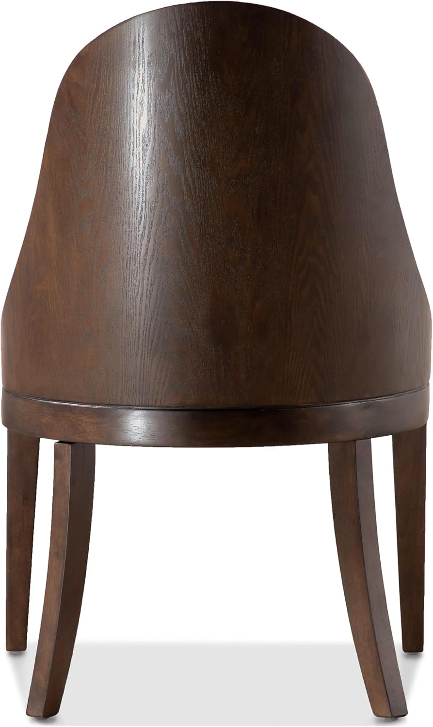 Furniture of America Goddard Modern Solid Wood Brown Dining Chairs Set of 2, Comfortable Upholstered Seating for Home, Kitchen, Living Room, Dark Walnut