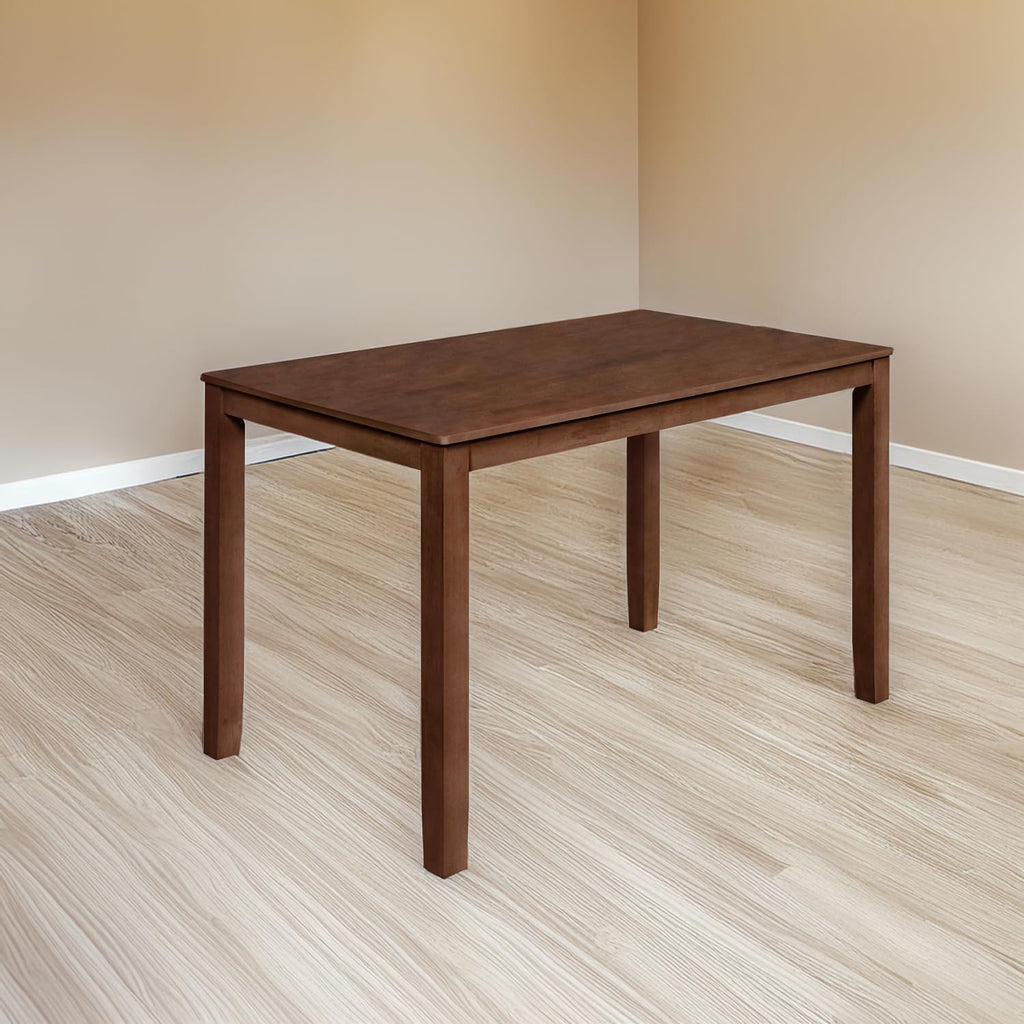 New Classic Furniture Pascal 59 in. Rectangle Wood Counter Table, Walnut