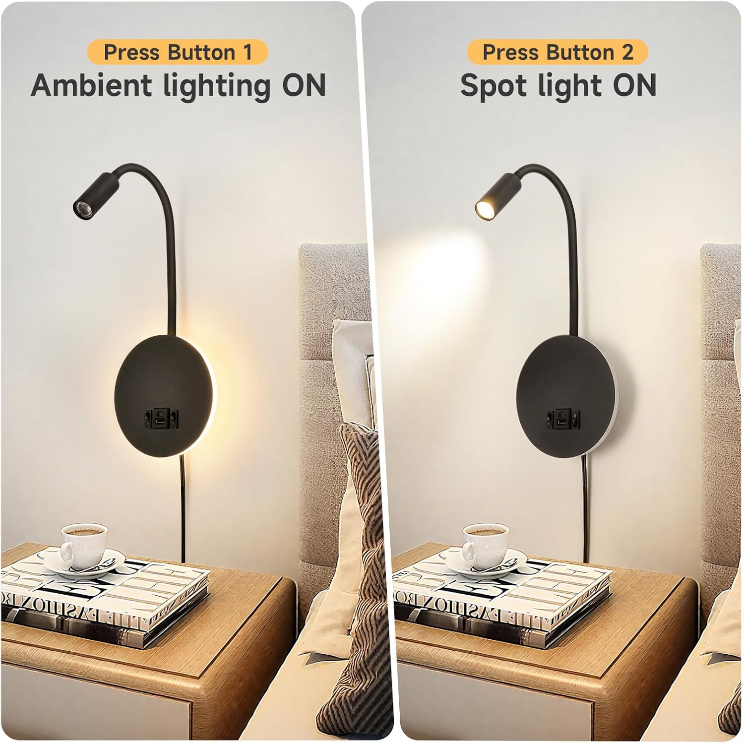 Indoor Plant Spotlight Battery Operated,Picture Light with Remote,Wall Painting Uplight,Wireless Dimmable Timer,Spot Light for Plants Trees Pictures Dis Painting Art e Gallery Portrait