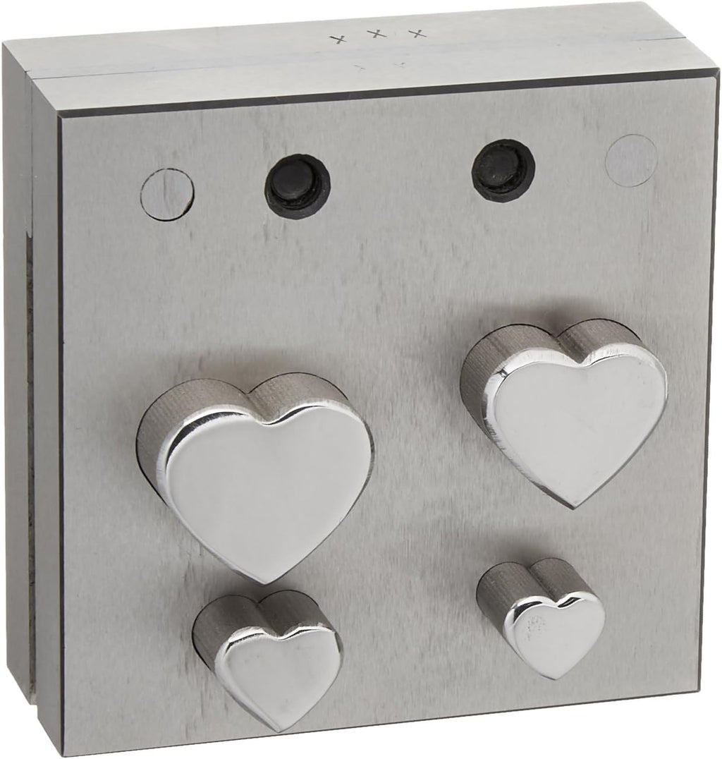 SE Disc Cutter with 4 Heart Punches Set (4 PC.) - JT-SP322-4HRT