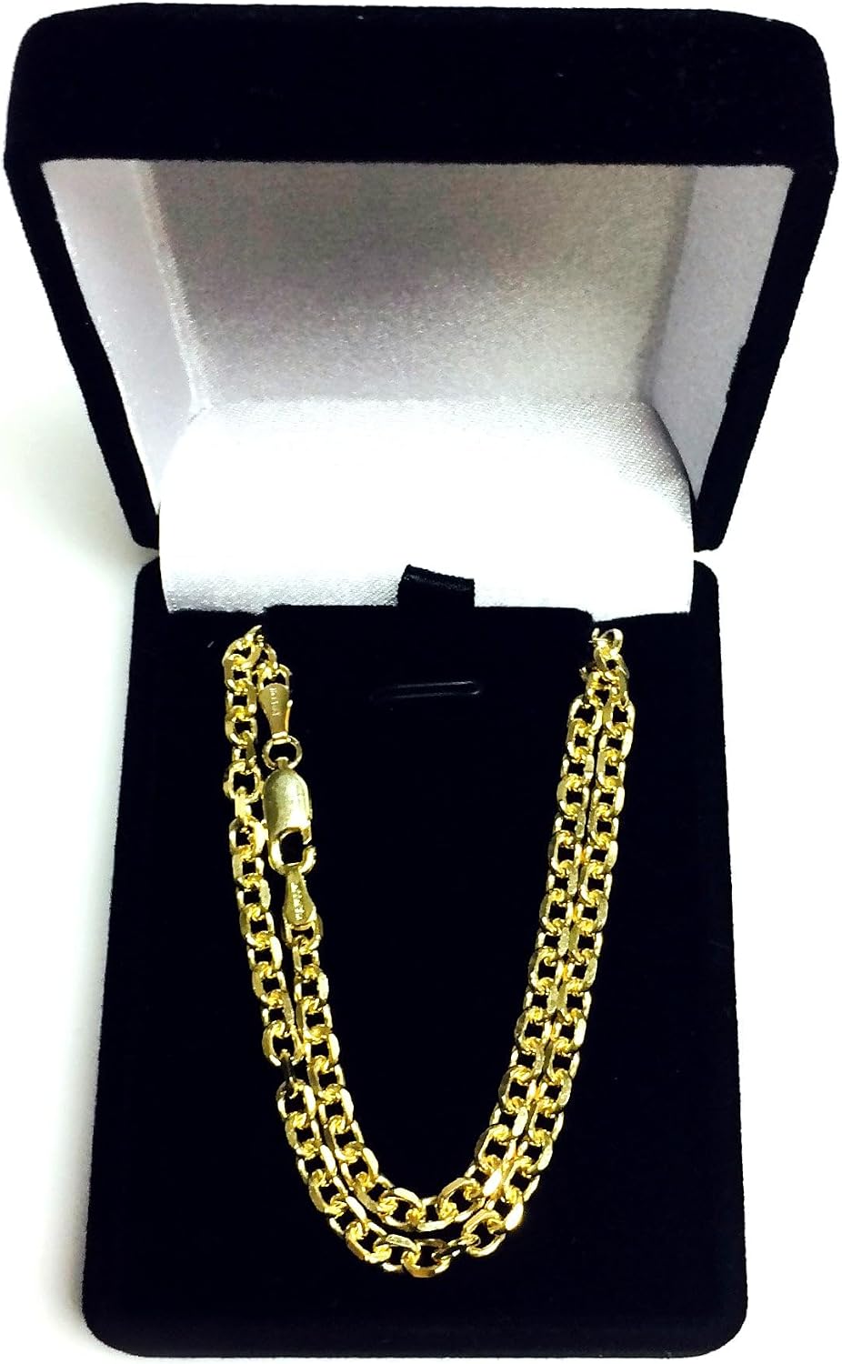 Jewelry Affairs 14k Yellow Gold Cable Link Chain Necklace, 4.0mm