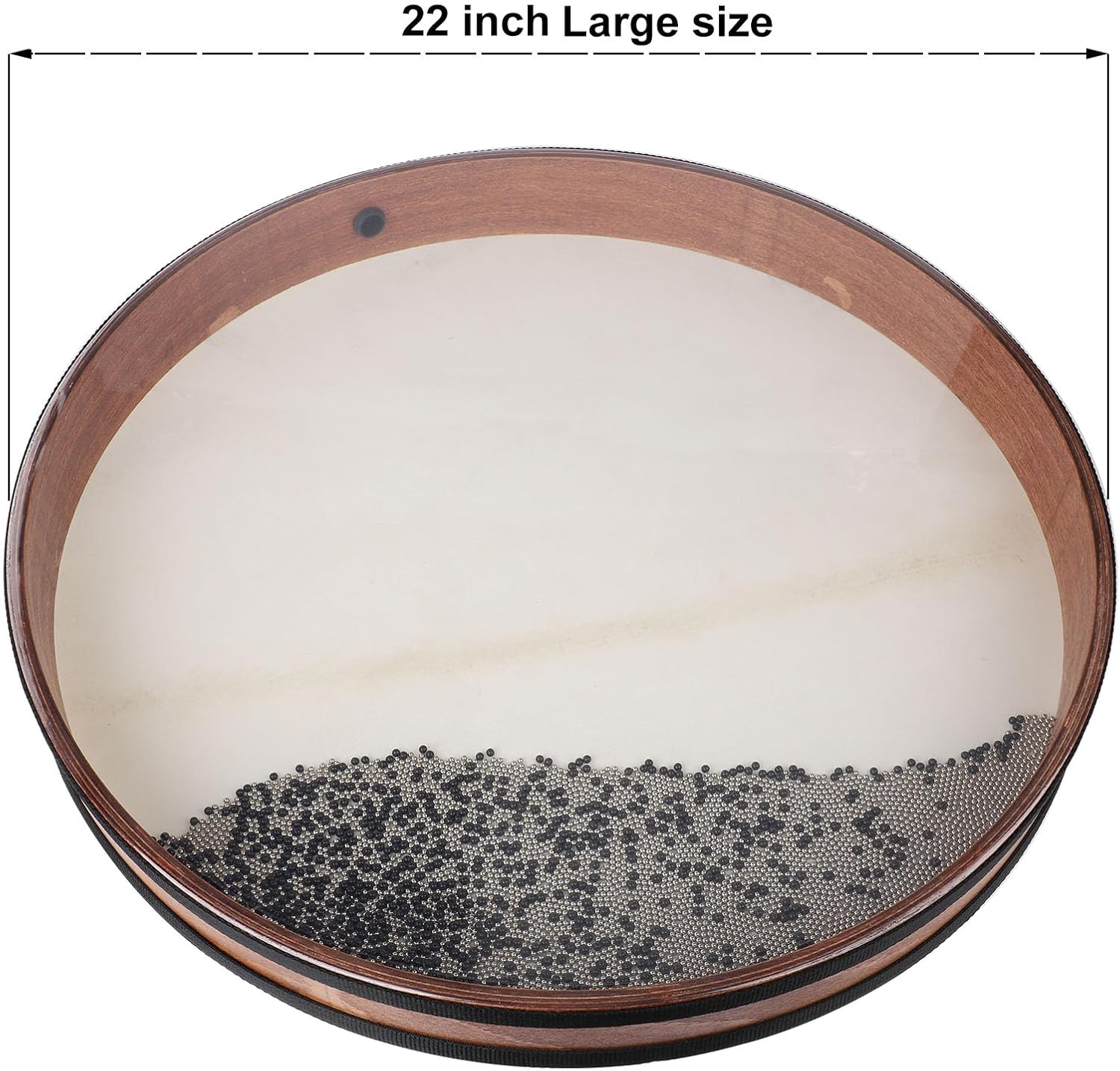 22 Inch Goatskin Professional Ocean Drum - Sea Wave Sound Healing Instrument for Stress Relief Therapy, Mindfulness & Yoga Meditation | Premium Relaxation Gift