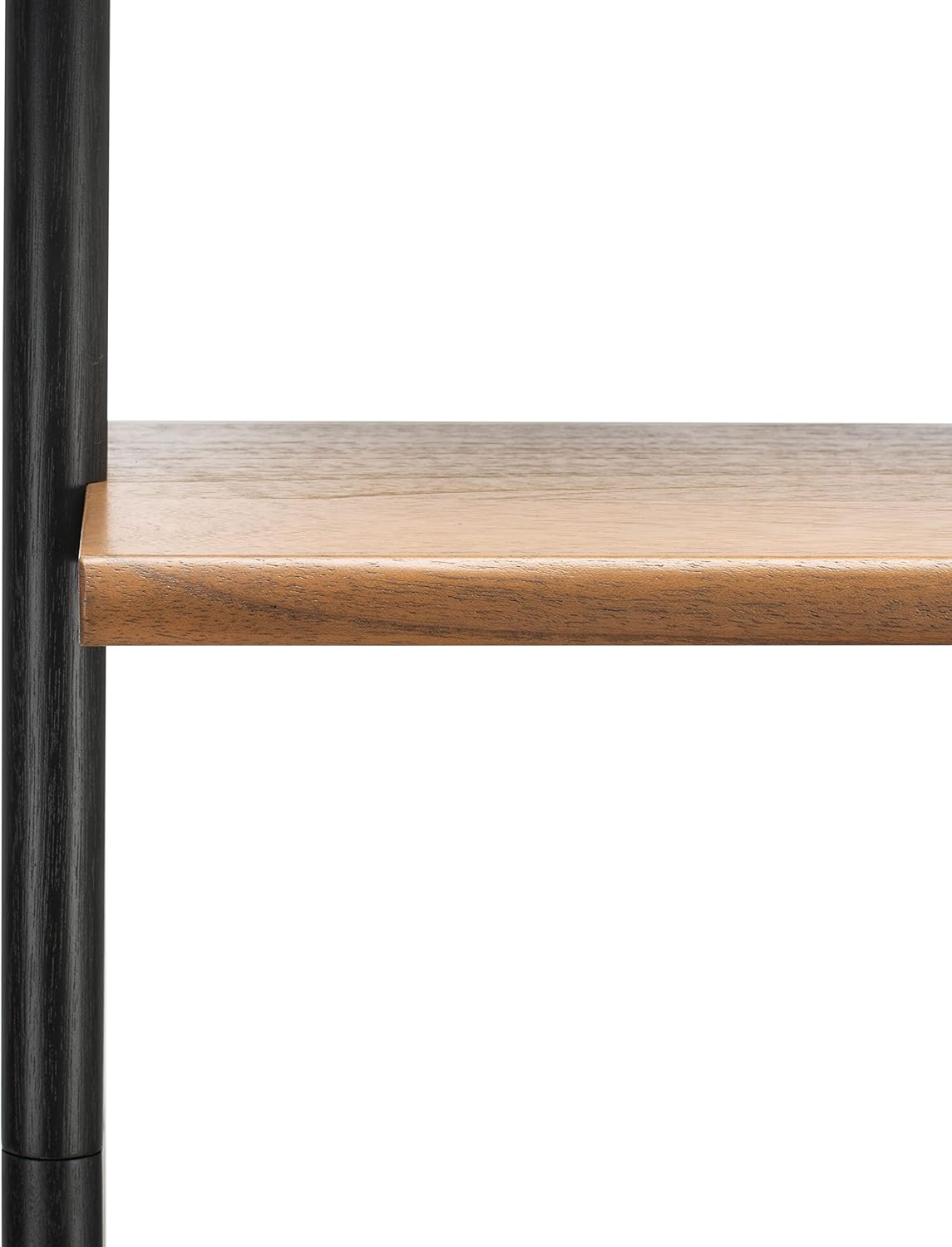 SAFAVIEH Home Collection Pamella Natural/Charcoal 2-Shelf Computer Table Office Writing Leaning Desk