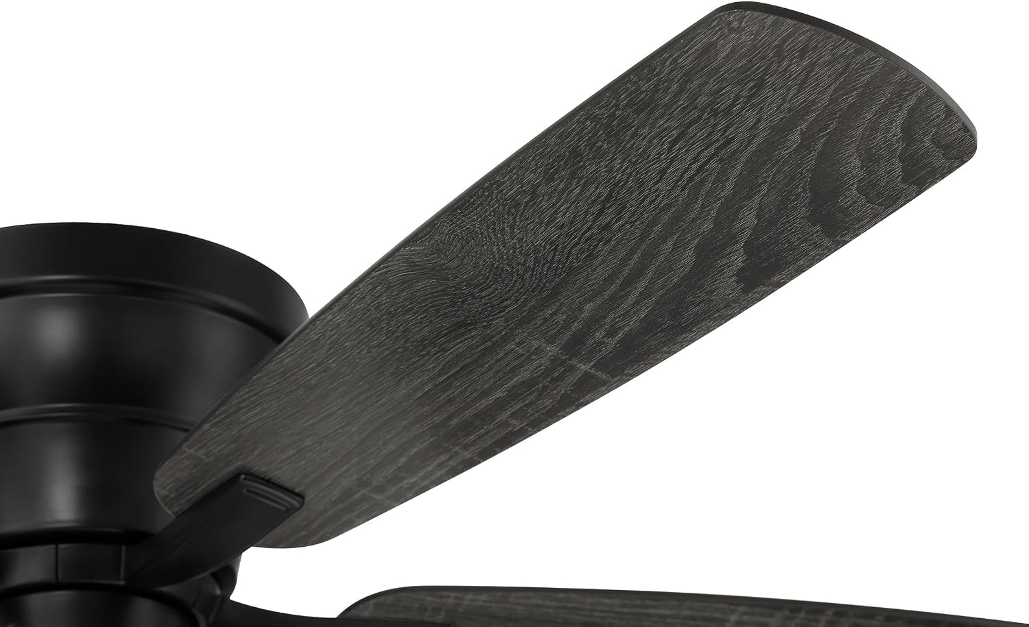 Craftmade 52' Wheeler Indoor Flush Mount 5 Blade Flat Black Finish Ceiling Fan with Optional 3-Light Kit