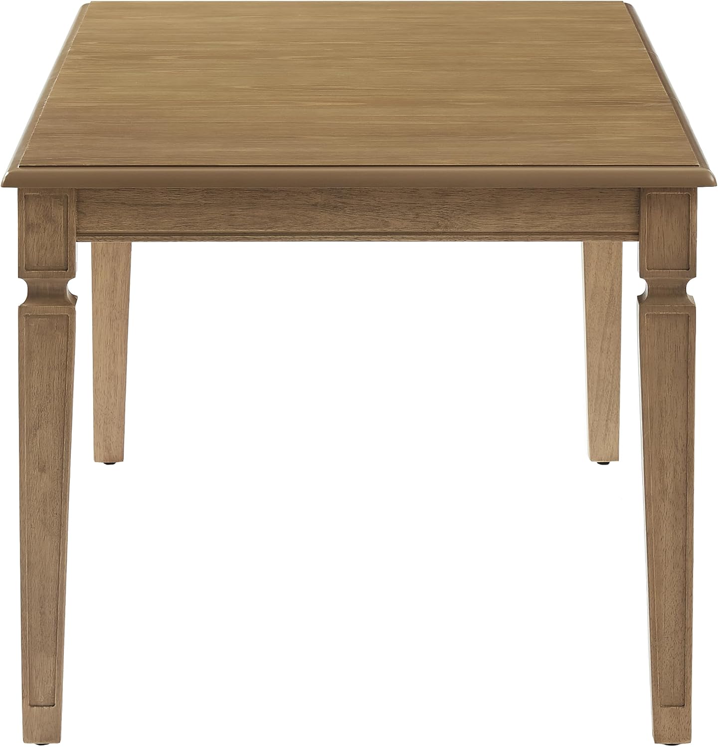 Crosley Furniture Katia Traditional Wood Dining Room Table with Leaf Extension, Kitchen Tables, Driftwood