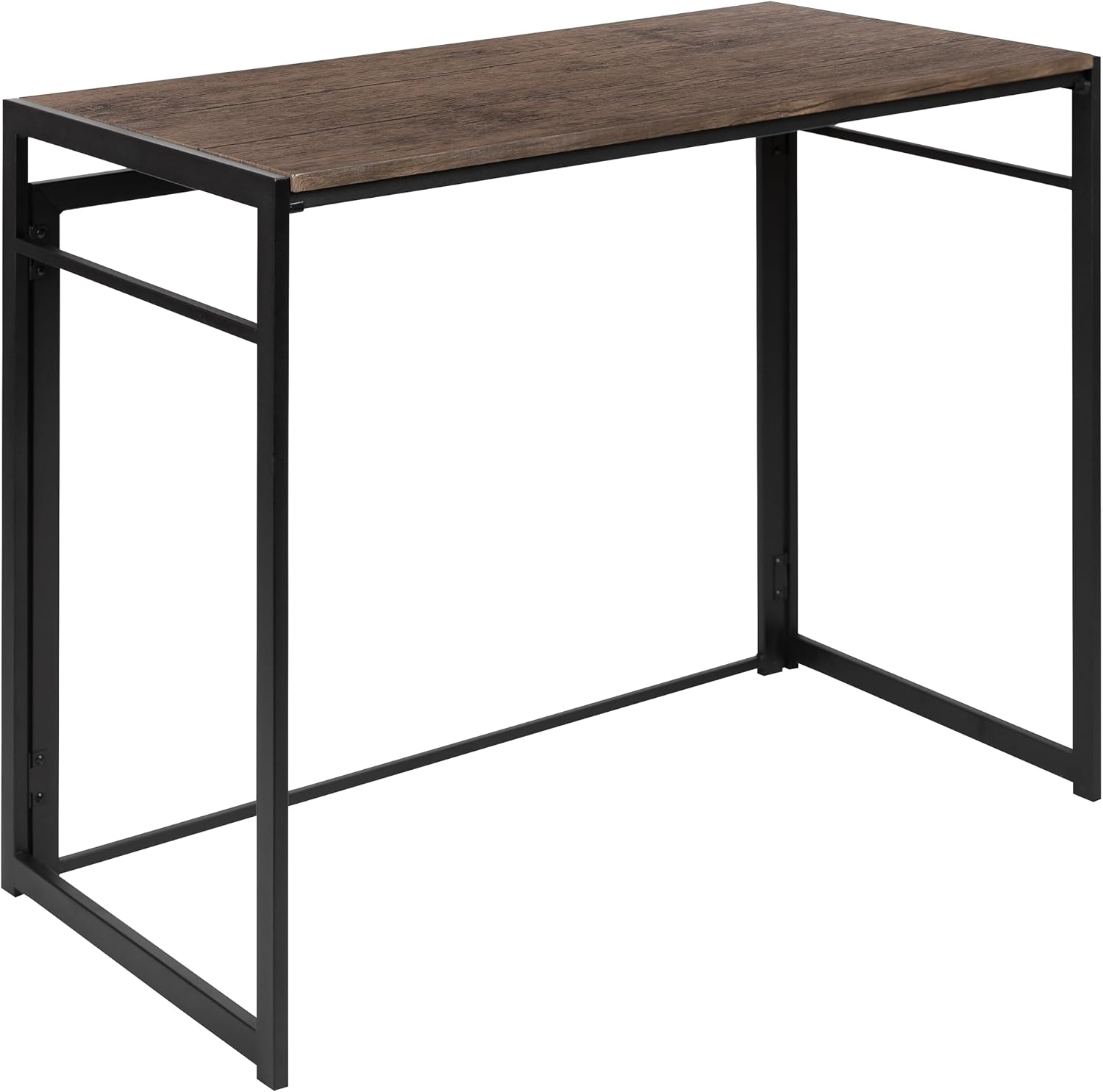 Flash Furniture Walker Rustic Home Office Folding Computer Desk - 40'