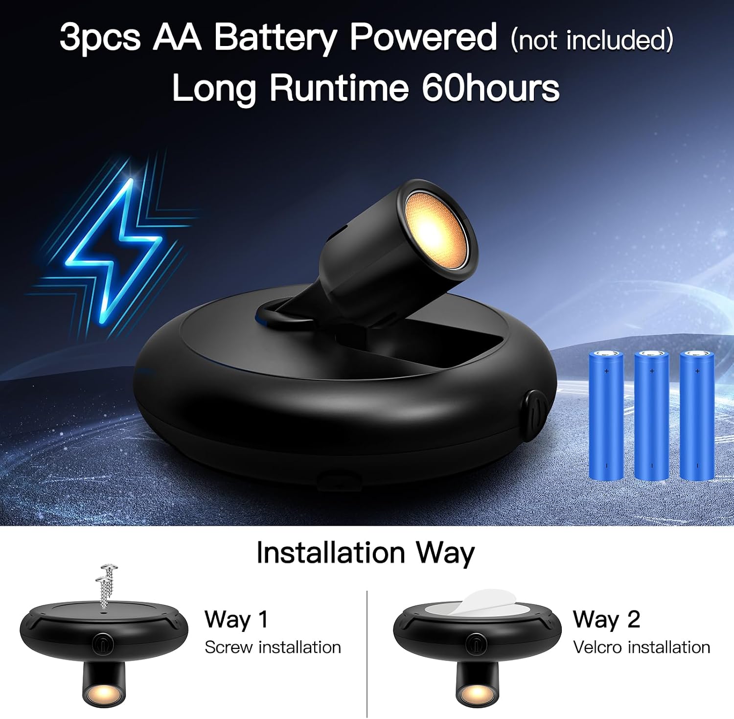 Indoor Plant Spotlight Battery Operated,Picture Light with Remote,Wall Painting Uplight,Wireless Dimmable Timer,Spot Light for Plants Trees Pictures Dis Painting Art e Gallery Portrait