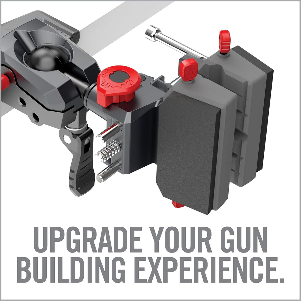 Real Avid Vise - 360° Swiveling Bench Vise for Optimal Positioning, Versatile Applications, 5' Jaw Width Vise for Cleaning, Maintenance, Woodworking & More High-Torque Applications up to 100 ft-lb