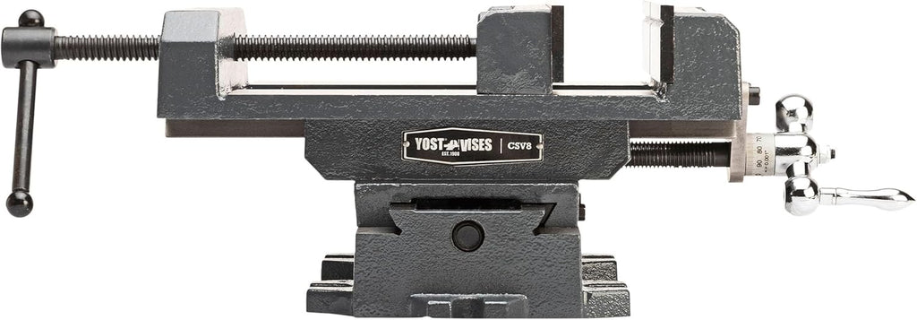 Yost CSV8 Cross Slide Drill Press Vise 8 Inch Jaw Width