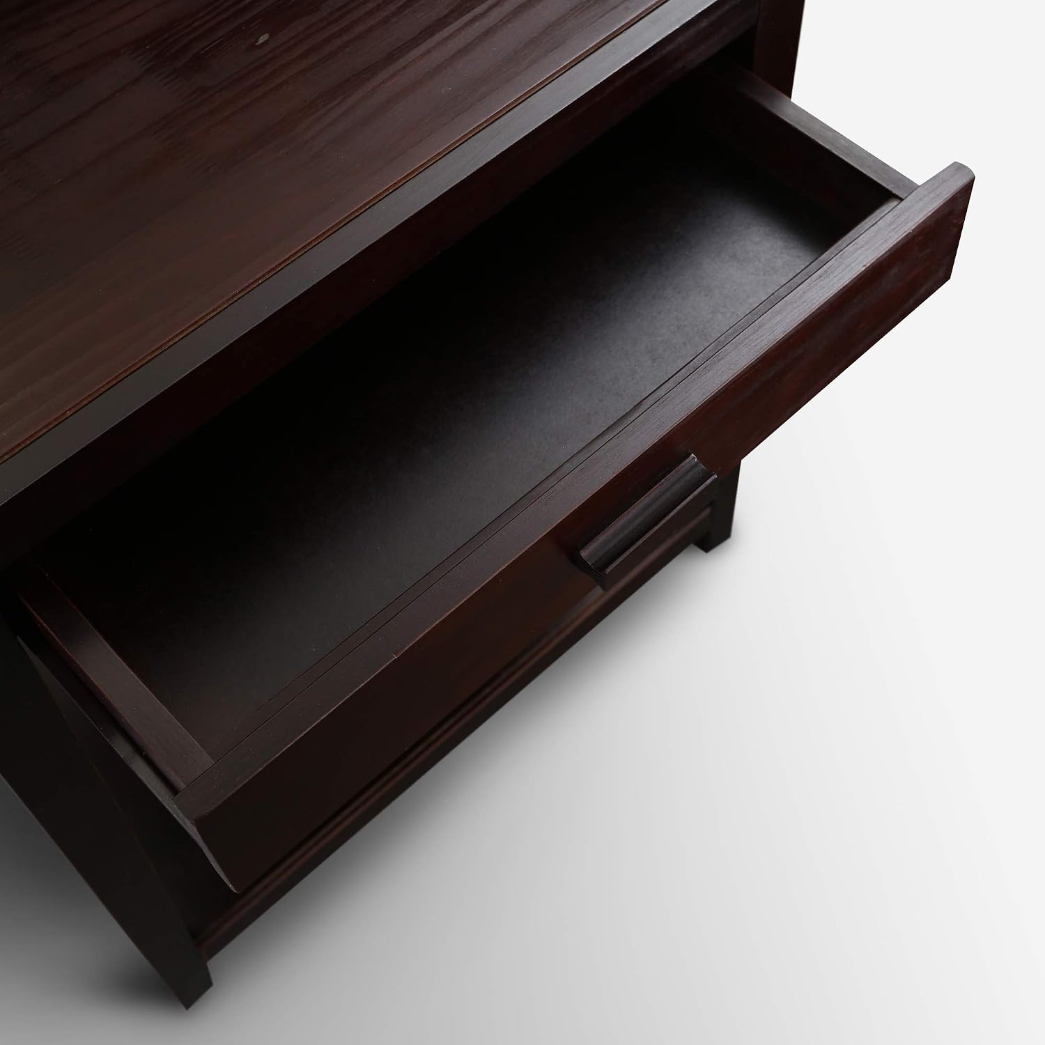 Notre Dame Nightstand with USB Port-Espresso