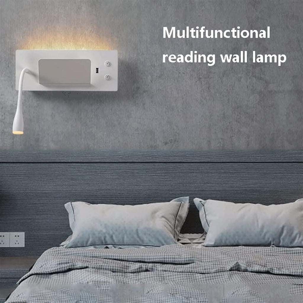 Bedroom Wall Lights, Sconces, Bedside Reading Lamp, Angle Adjustable Spotlight, Indoor Mount Light Compatible with Living Room Hot,Bright Lighting Oldsix-66