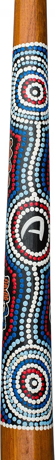 AT ''Dreamtime'' package: wooden didgeridoo 130cm - bag - wooden boomerang 40cm - rainstick/shaker 20cm