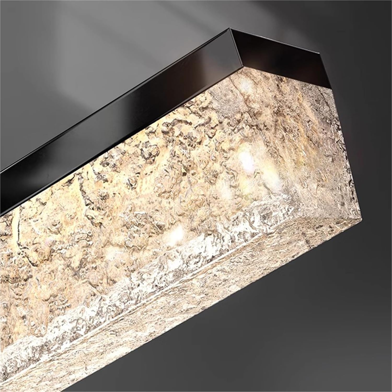 Modern Pendant Chandelier Linear Fixture with 2 Cylindrical Spotlights Black Finish LED Indoor Lighting Dining Room Kitchen Island Pendant Light Stylish(Warm White,120cm)