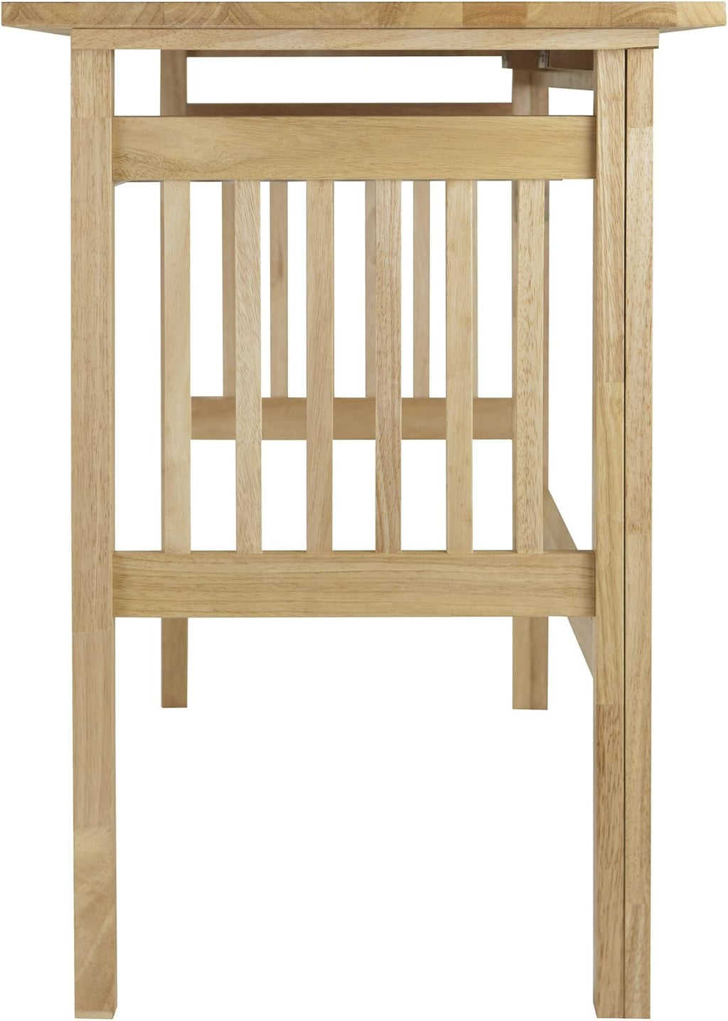 Folding Computer Desk, Beechwood