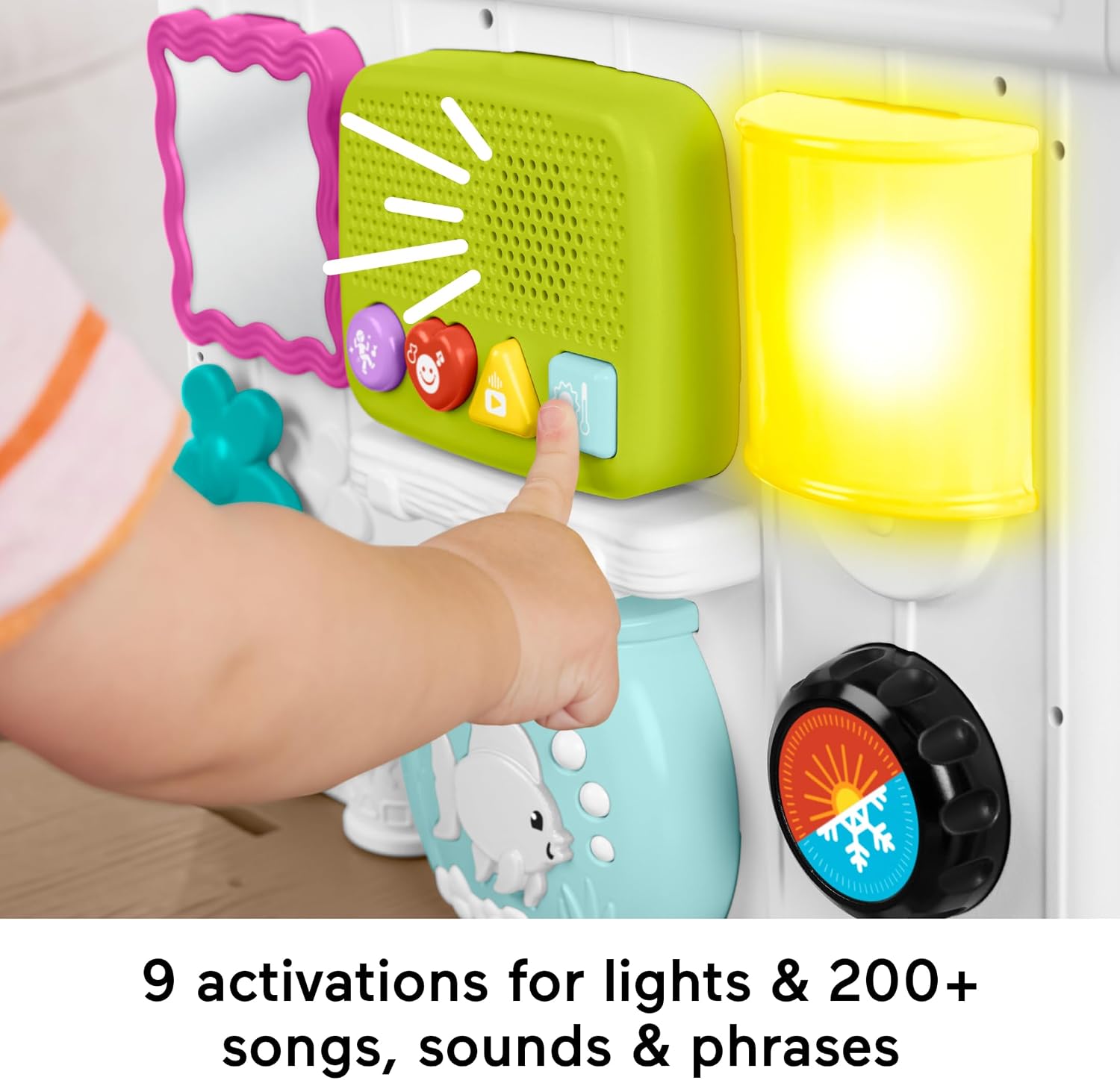 Fisher-Price Baby Learning Toy Laugh & Learn Ultimate Playhouse with Smart Stages & 9 Pretend Play Accessories, Infants & Toddlers Ages 6+ Months