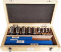 18pcs CNC Keyway Broaches Set Bushing Shim Set 1/2-1-1/2 Broaching Inch Sized High Speed Steel Cutting Tool High Performance