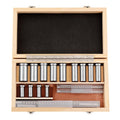 22PCS Keyway Broach Set Metric, 4/5/6/8mm Broach Tool Kit with Bushings & Shims, High-Speed Steel Keyway Cutter for Metalworking, Machining in Sturdy Storage Case
