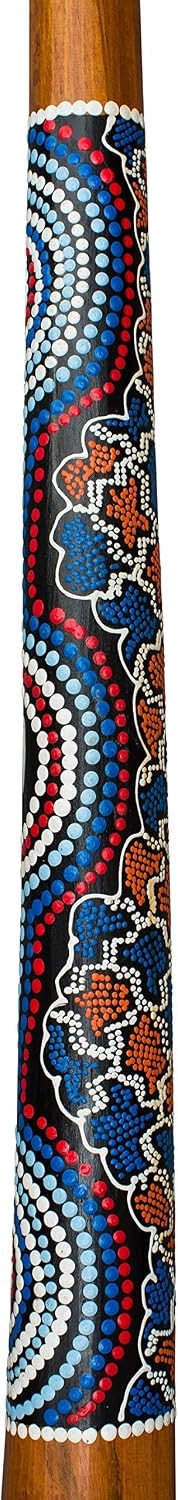 AT ''Dreamtime'' package: wooden didgeridoo 130cm - bag - wooden boomerang 40cm - rainstick/shaker 20cm