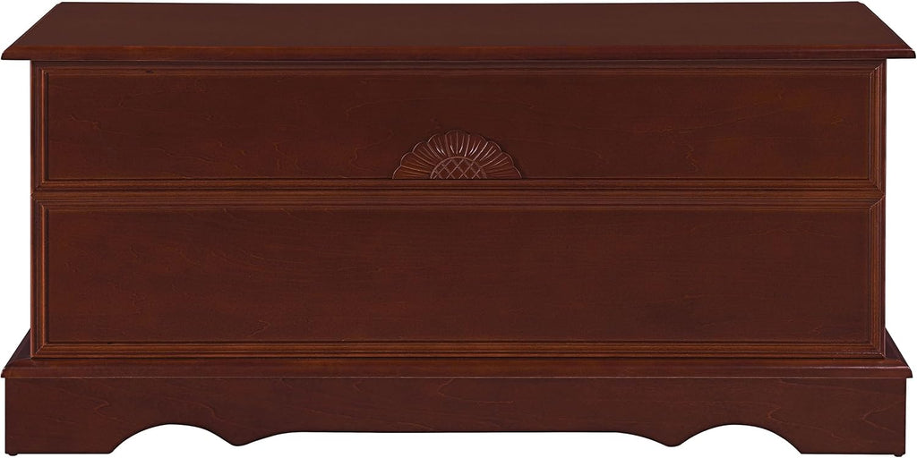 Coaster Home Furnishings - Paula - Wood - Cedar Chest with Storage Trunk, Rectangular Shape and Traditional Style - Bedroom - 40-Inch - Warm Brown - 4694