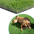 Artificial Grass Turf 6FTX53FT,1,38inch 4 Tone Realistic Synthetic Thick Fake Faux Grass Rug Astroturf Carpet Landscape for Dogs Indoor Outdoor Garden Lawn Mat, with Drainage Holes