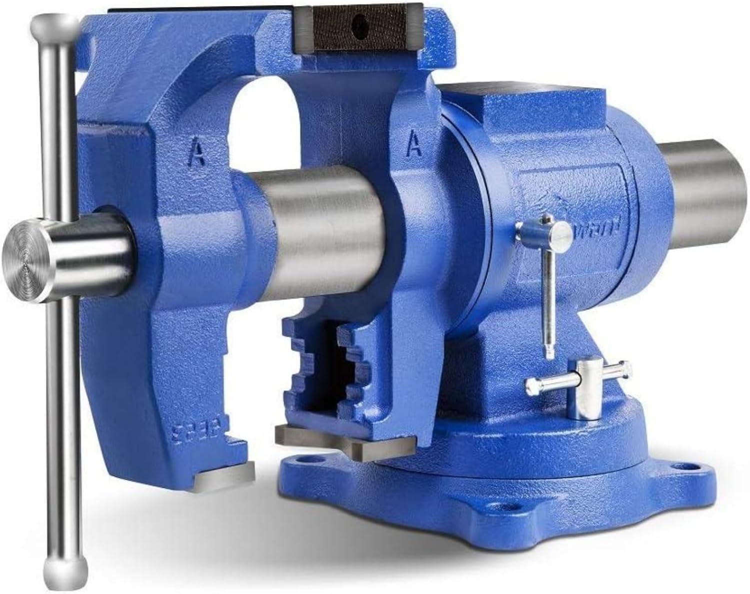 Forward HY-DT100-4IN Heavy Duty Bench Vise 360-Degree Swivel Base and Head with Anvil (4')