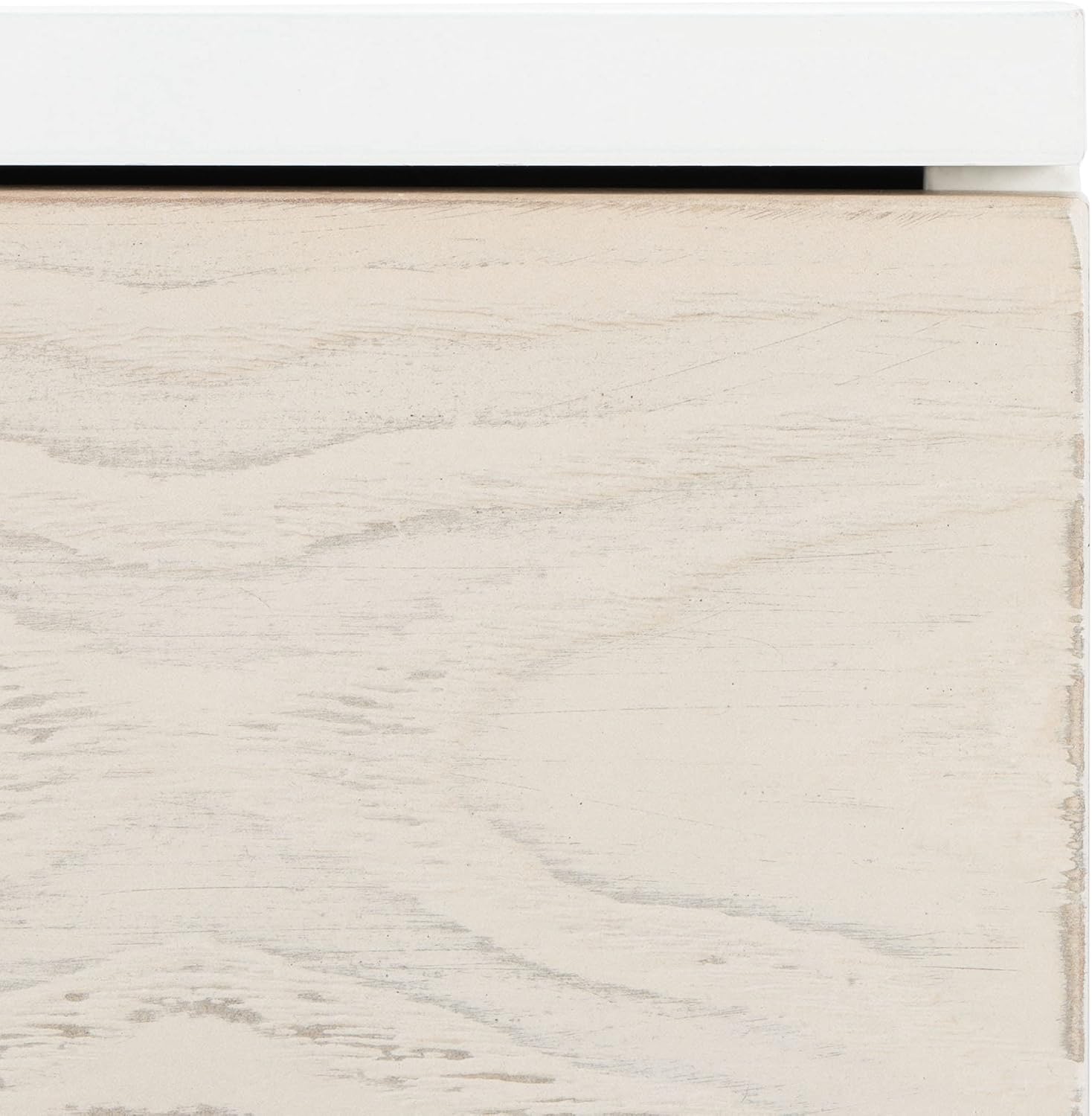Safavieh Home Collection Genevieve White/White Washed 2-Drawer Nightstand