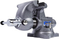 Wilton Tradesman Bench Vise, 6-1/2' Jaw (Width 6', Max Opening 4') Throat (Model 1765), Gray