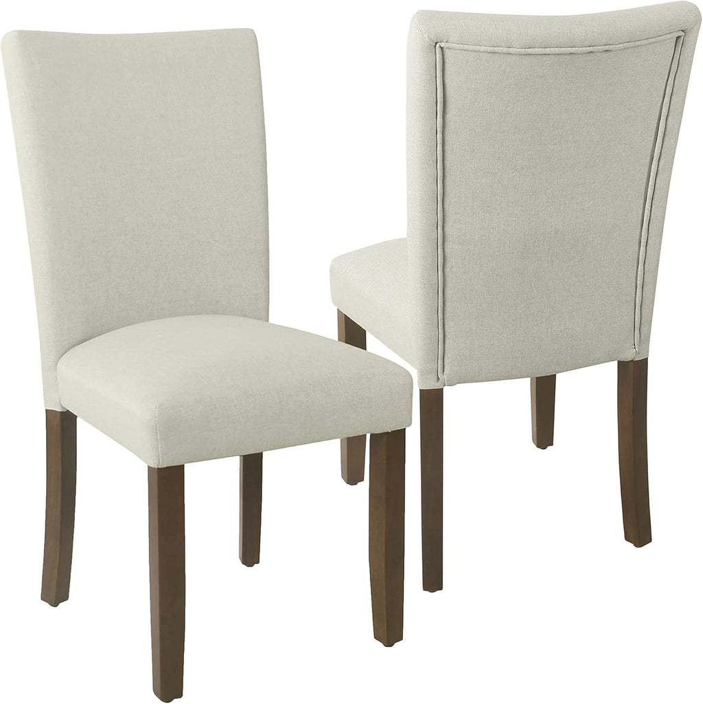 HomePop Classic Parsons Dining Chair - Gray Woven (Set of 2)