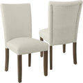 HomePop Classic Parsons Dining Chair - Gray Woven (Set of 2)