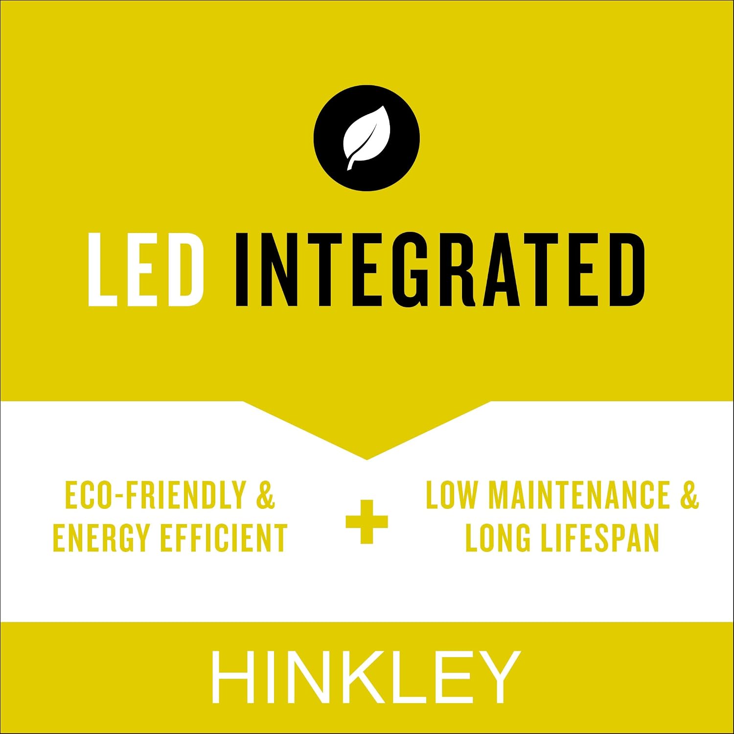 Hinkley Trey 52' Indoor/Outdoor Smart Ceiling Fan with Light and Remote, Modern Flush Mount, Composite Fan Blades, Integrated LED, Brushed Nickel