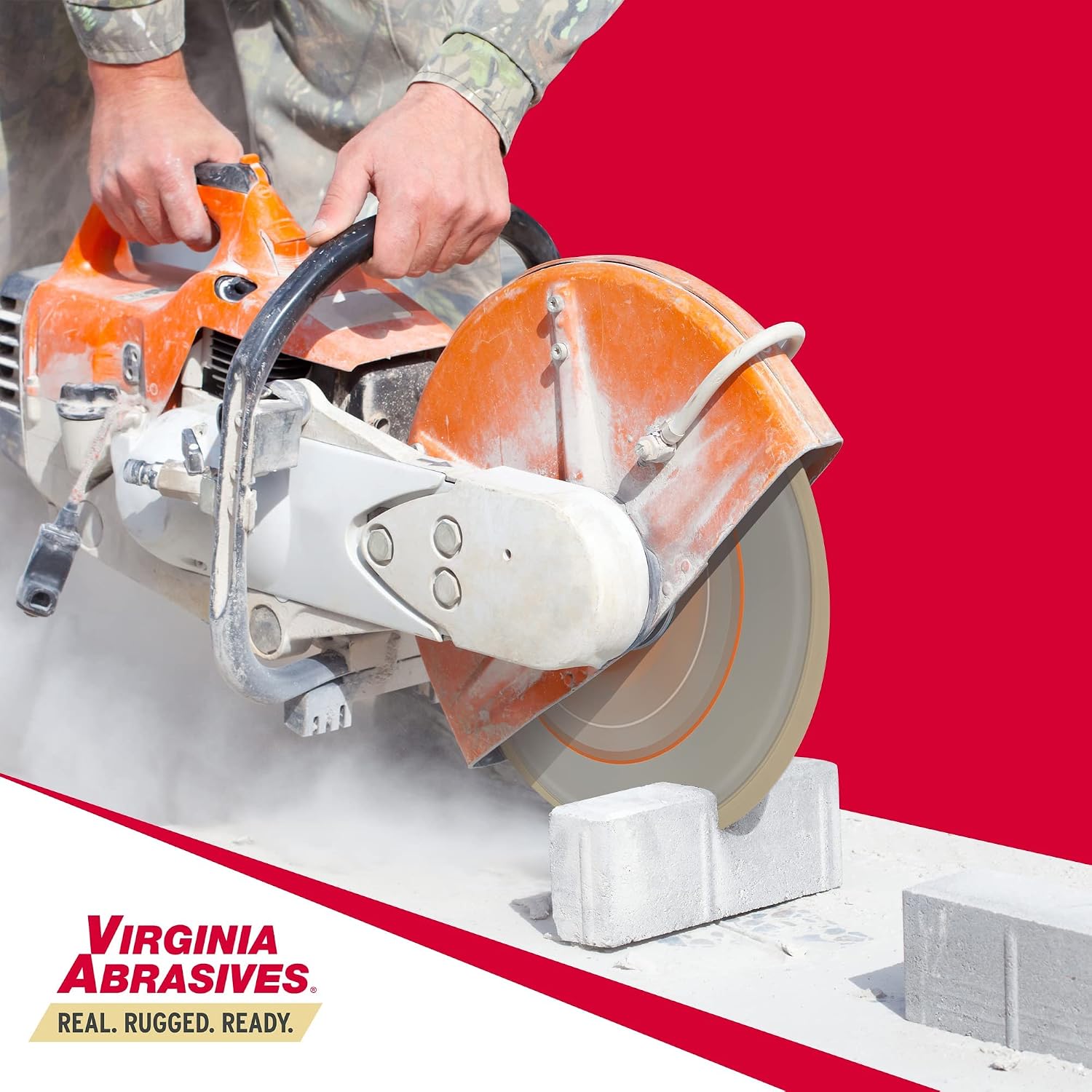 Virginia Abrasives Diamond Blade 425-06026-10pc 14' General Purpose Blade for Wet/Dry Concrete, Partner Saws, Diamond Cutting Tools for Concrete, Metal - Wet Dry Blade, High-Speed Saw