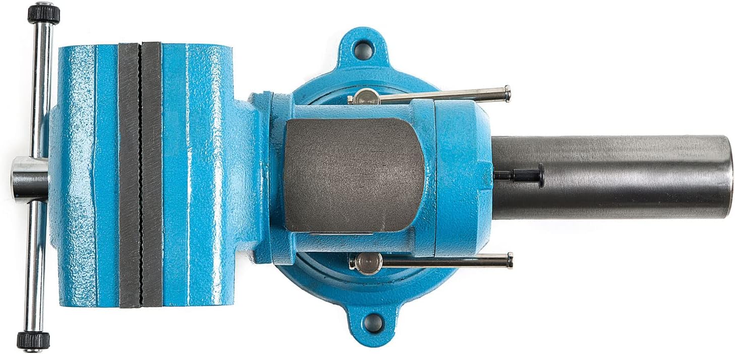 Capri Tools 10518 Rotating Base and Head Bench Vise, 5'