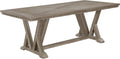 Coaster Home Furnishings - Cornelia - Acacia Wood & MDF - 82-Inch Rectangular Dining Table with Trestle Base - Dining Room & Home Kitchen - Coastal Gray - 107441